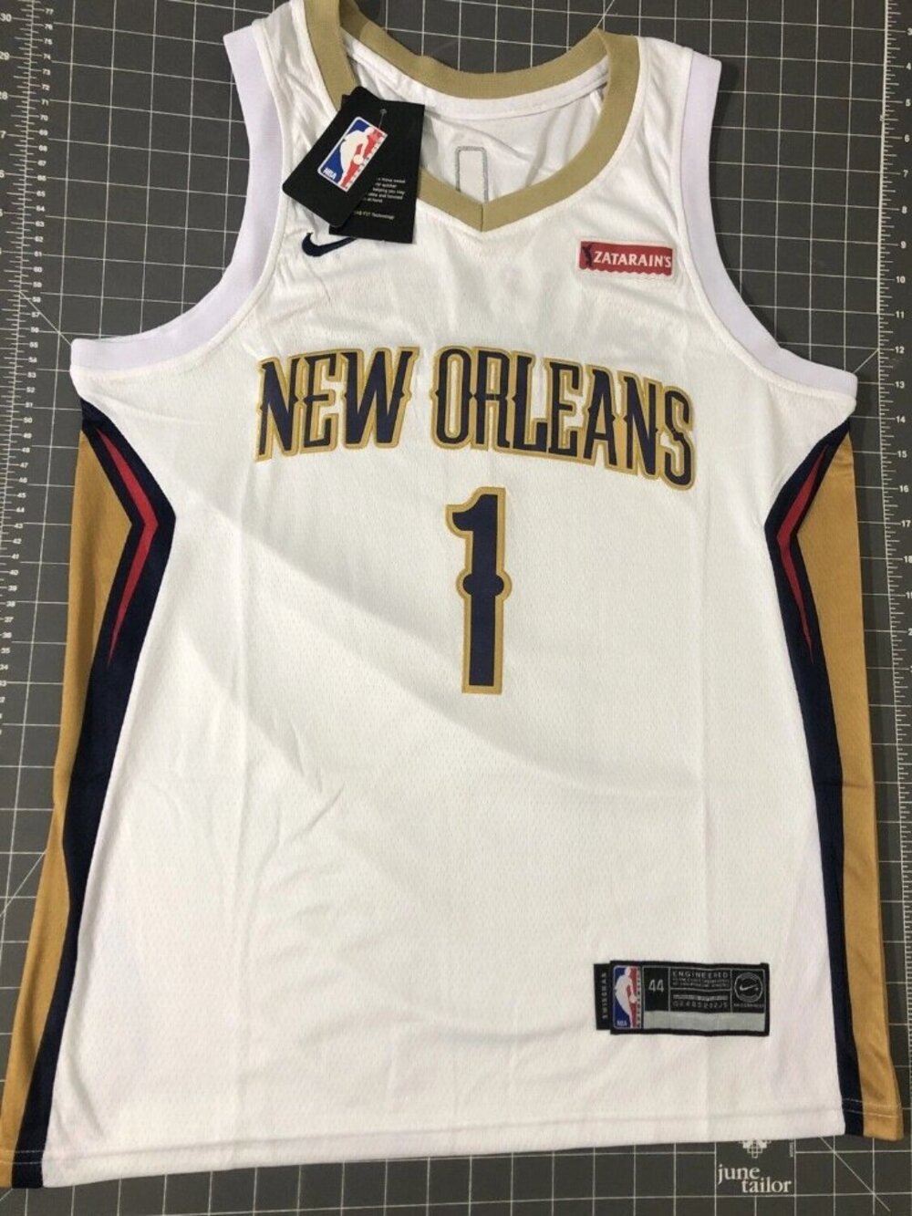 NIKE New Orleans Pelicans 1 Zion Williams Authentic Swingman NBA Jersey-Stitched